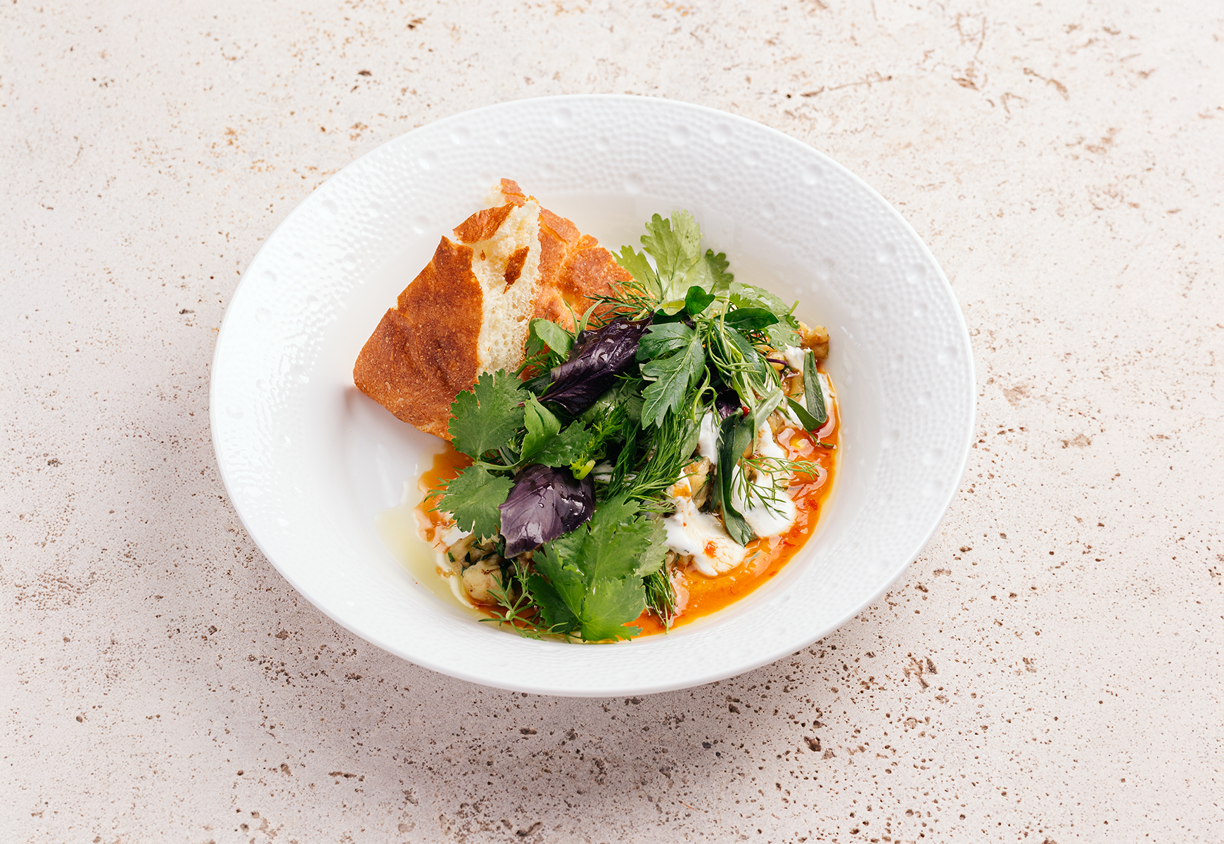 Eggplant purée with yogurt