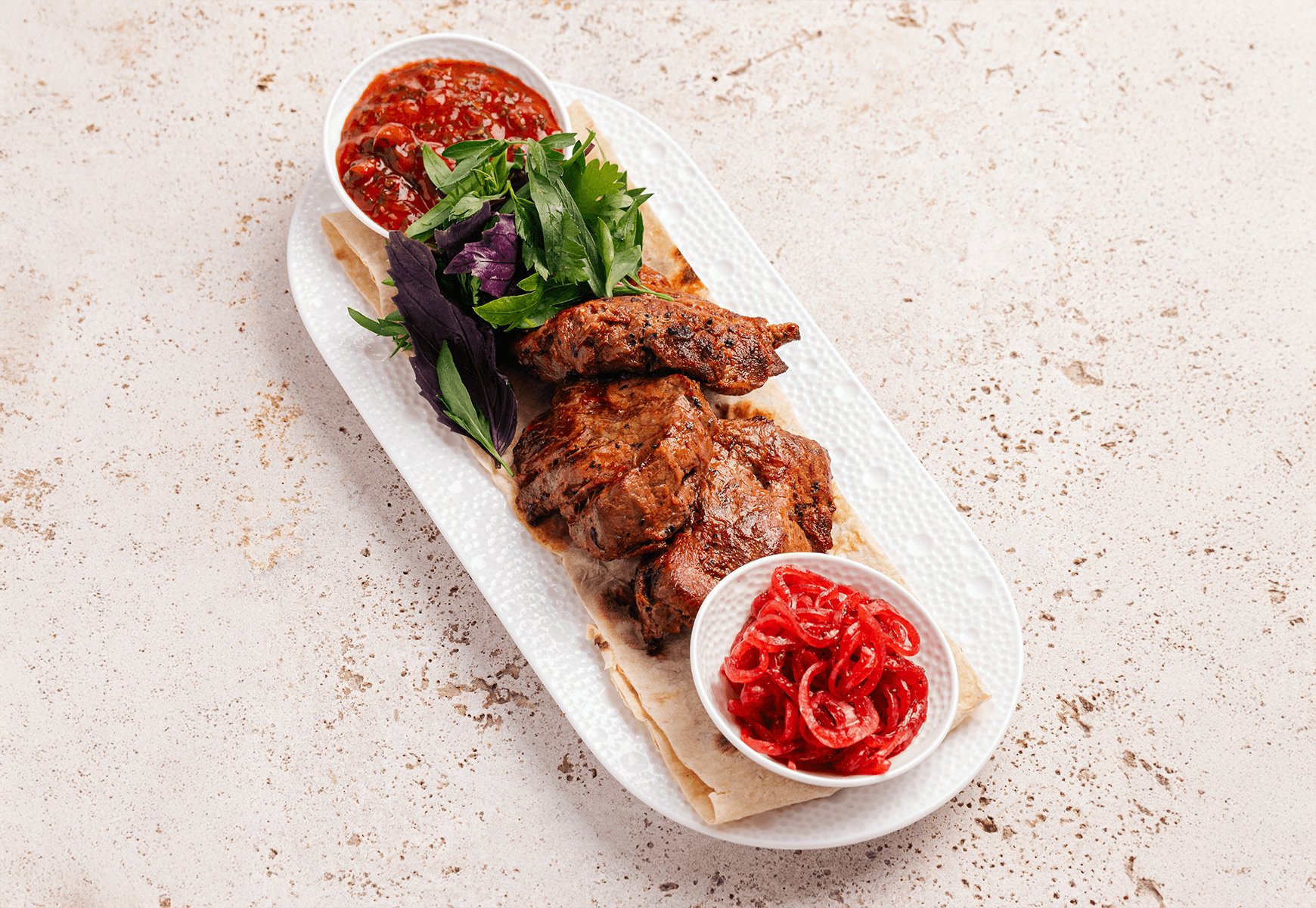 Grilled beef suki