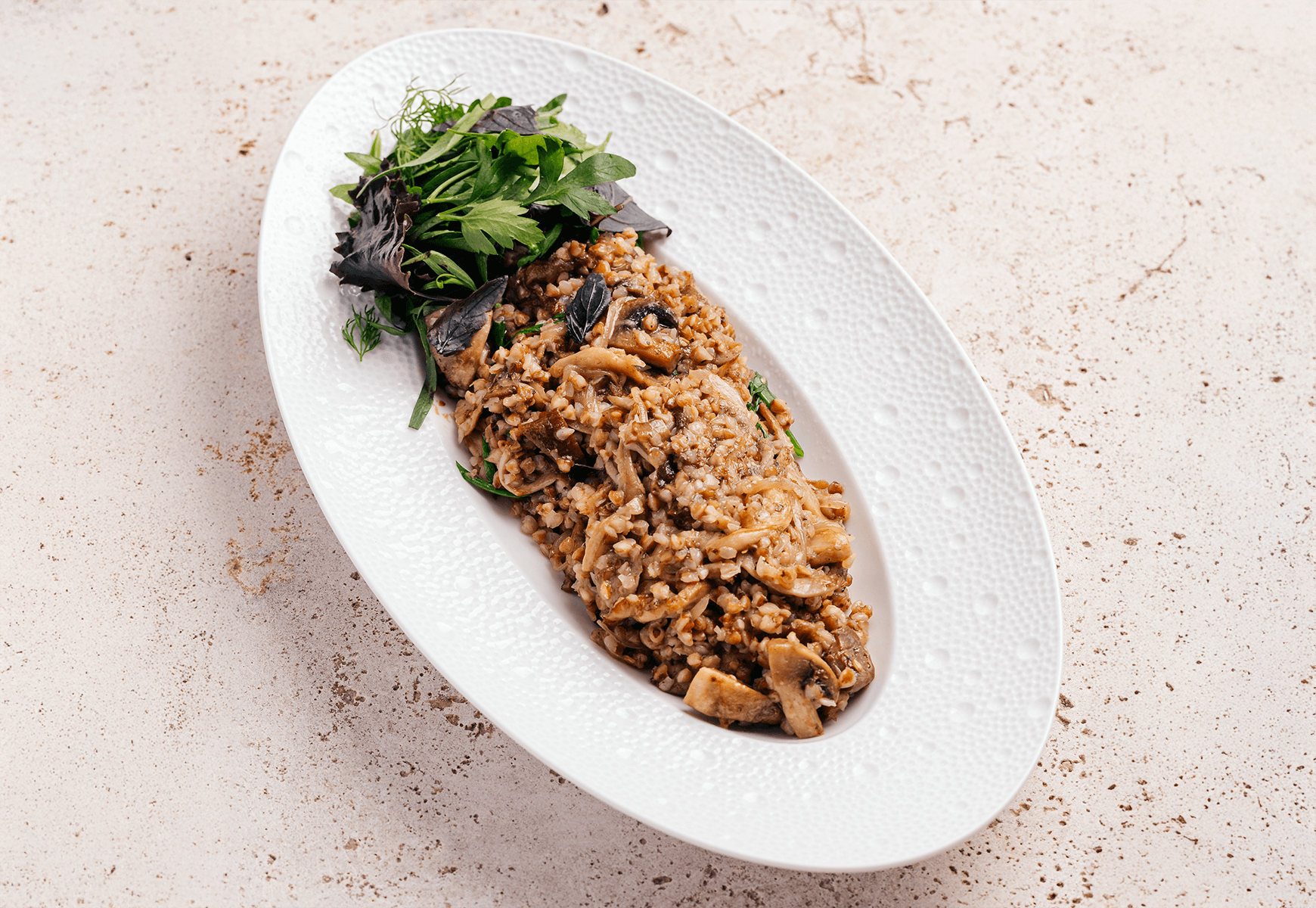 Buckwheat with mushrooms