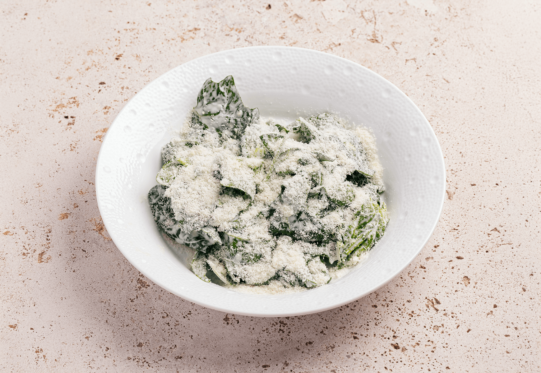 Spinach with roquefort